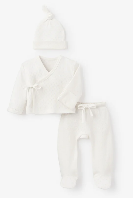 3 Pc Layette Set w/Gift Box