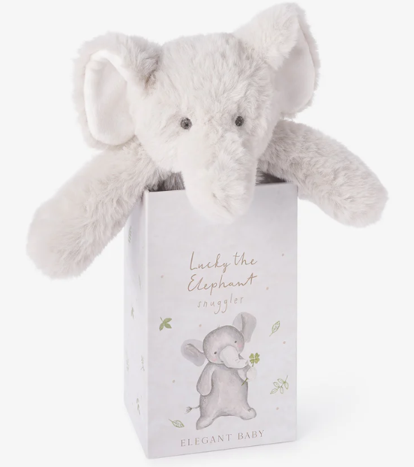 Lucky The Elephant Plush w/Gift Box