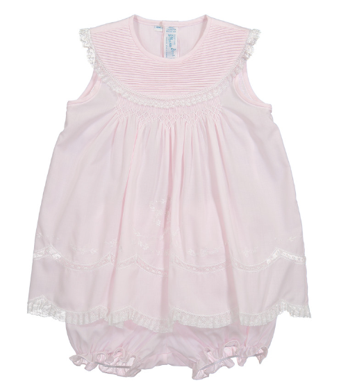 Vintage Pintuck Collar Dress