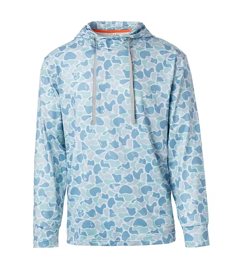 Saltwater Camo Perf Hoodie