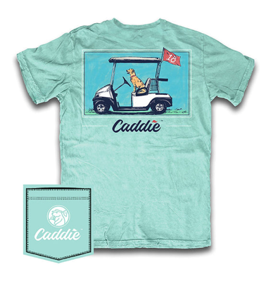 Caddie Designated Driver Tee-Chalky Mint