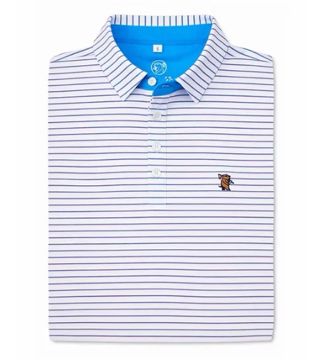 Caddie Range Pink/Blue Polo