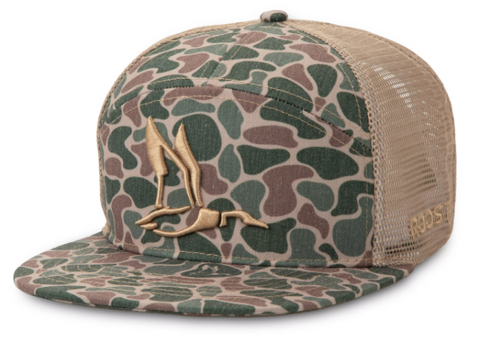 Rooster Front Camo 3D Puff LOGO Hat