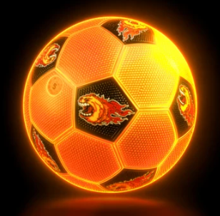 Prem Rubber Soccer Bomb™- Sz 5 Org/Blk