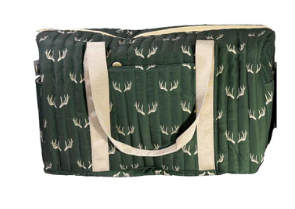 Antlers Quilted Duffle Bag