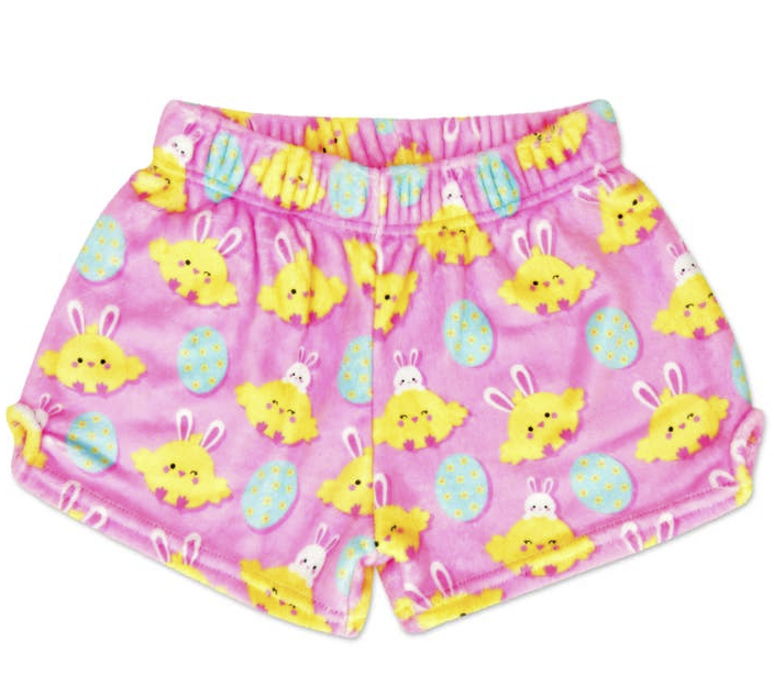 Hoppy Chicks Plush Shorts