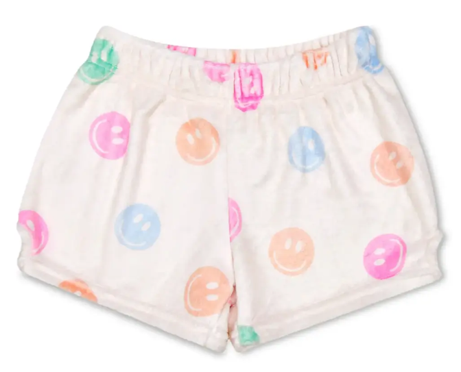 Made You Smile Plush Shorts