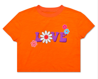 Flower Love Boxy Tee