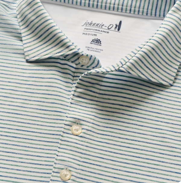 Vik Stripe Barrel Blue Polo