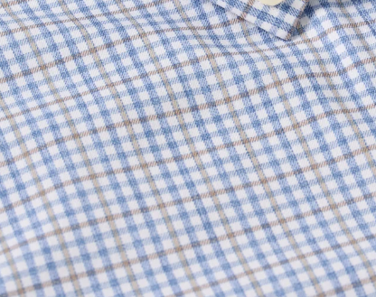 Koby Navy Perf Button Down Shirt