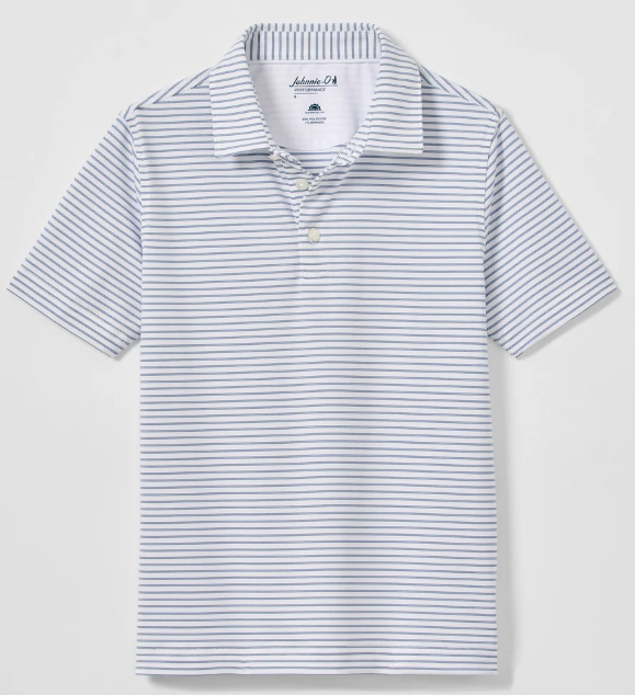 Michael Kona Lake Stripe Perf Polo