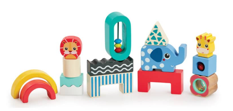 Wooden Shape & Animal Blocks