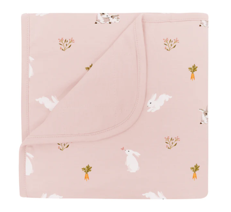 Baby Blanket - Blush Rabbit