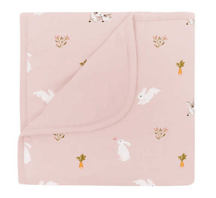 Baby Blanket - Blush Rabbit