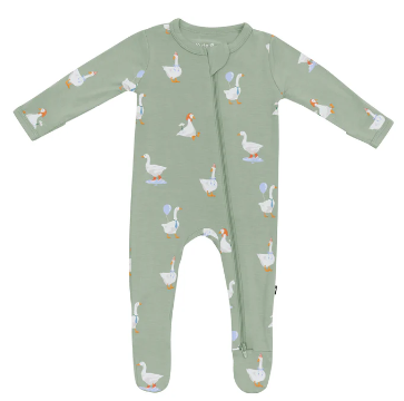 Zip Footie - Silly Goose