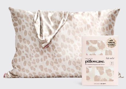 Satin Pillowcase - Leopard