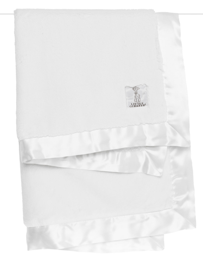 White Luxe Solid Blanket