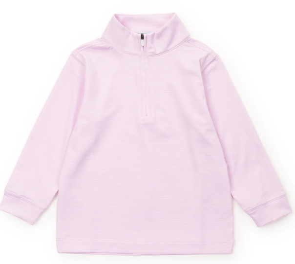 Sam Perf Pullover - Pink/WHT Stripe