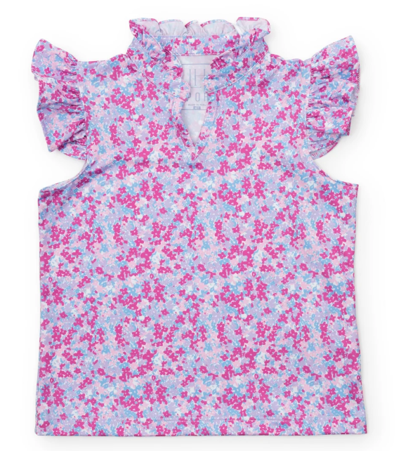 Ellie Performance Top - Preppy Petals