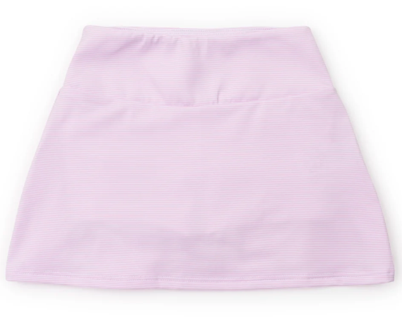 Margot Perf Skirt - Pink/WHT Stripe
