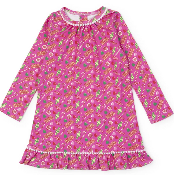 Carlin Christmas Candy Pink DOLL Dress