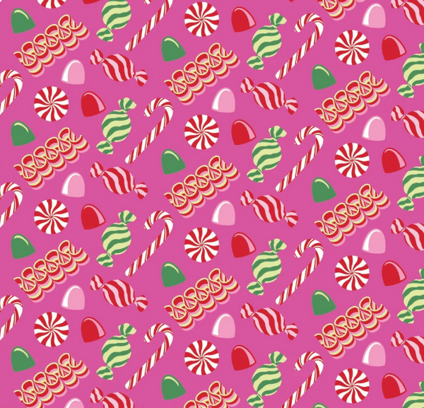 Carlin Christmas Candy Pink DOLL Dress