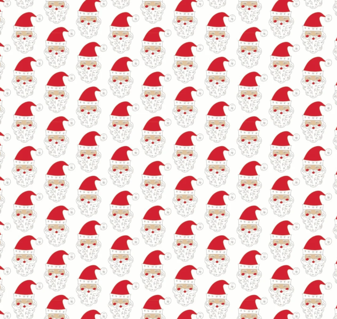 Parker Whimsical Santa Zip Footie