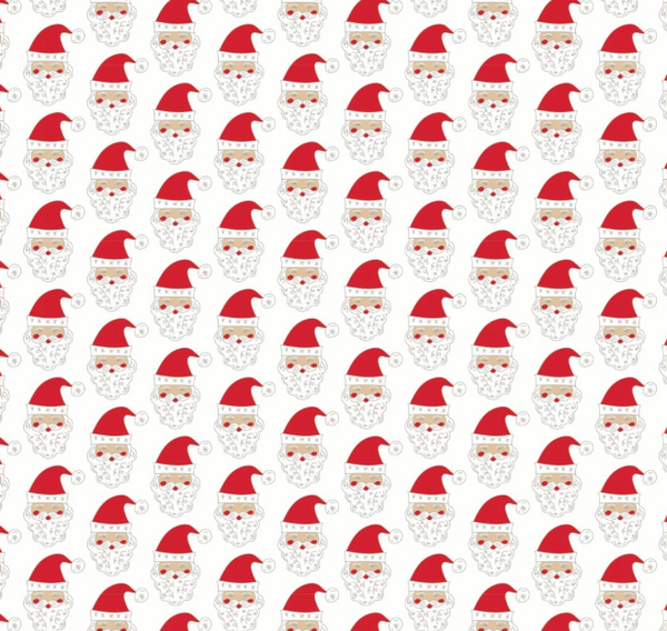Parker Whimsical Santa Zip Footie
