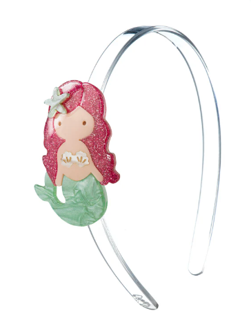 Mermaid Lt Green Pearlized Headband