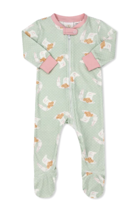 Baking Spirits Pink Footie