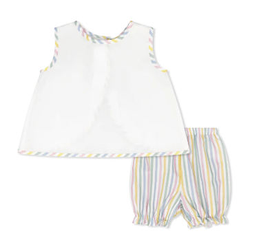 Channing Sorbet Stripe Bloomer Set