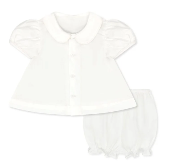 Diaper Set - White/Pink