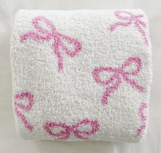 Bow Plush Blanket