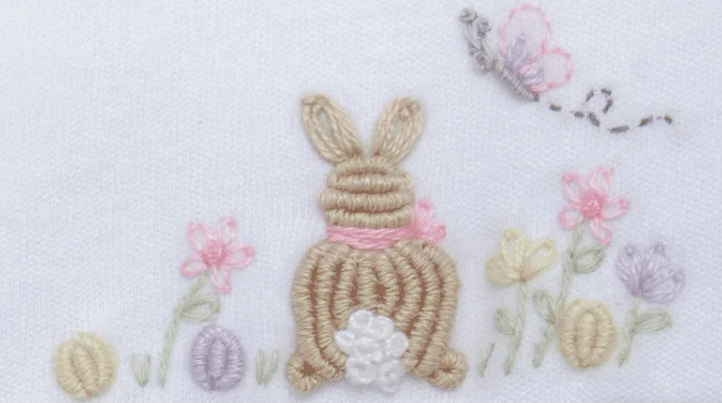 Bunny's Basket Footie - Pink