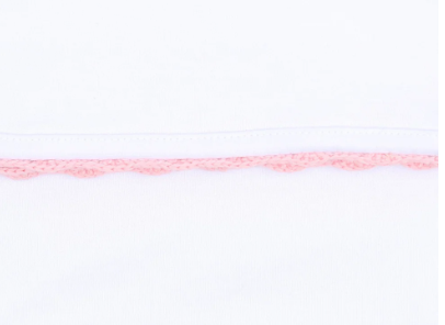 Baby Joy Pink Crochet Trim Bubble
