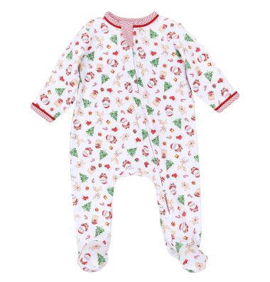 Christmas Magic Zip Footie