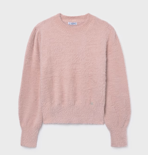Blush Faux Fur Sweater