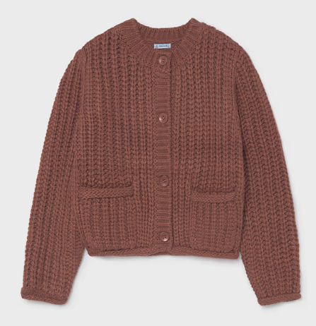 Brick Red Cardigan
