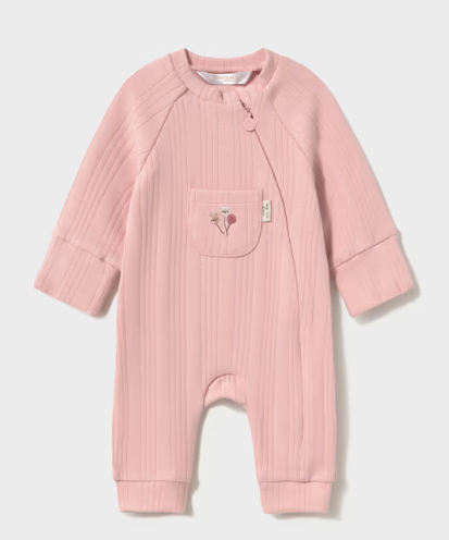 Pink Zip Romper