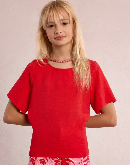 Oversized Red Top