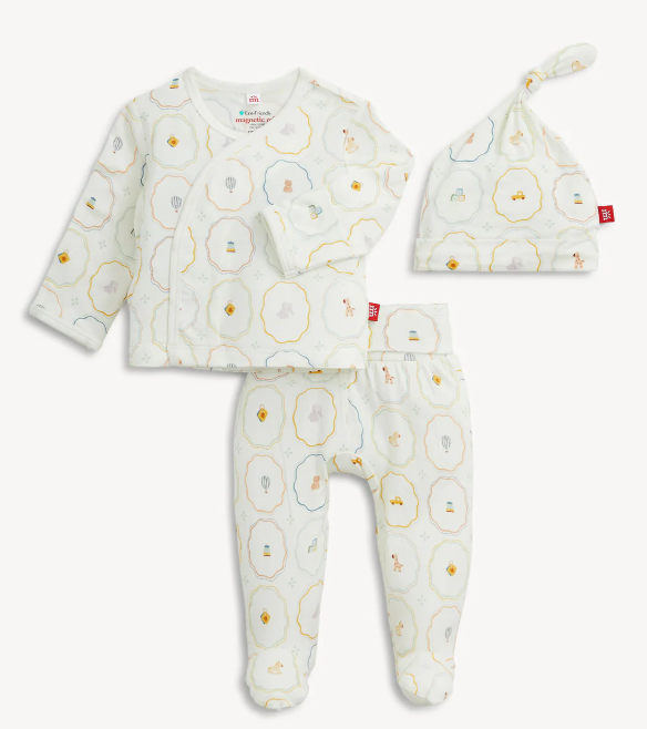 Nursery Magic Cream Kimono Set