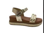 Buffy Sandal - Natural/Gold