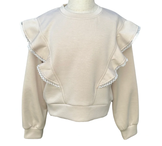 Livvy Sweatshirt - Beige