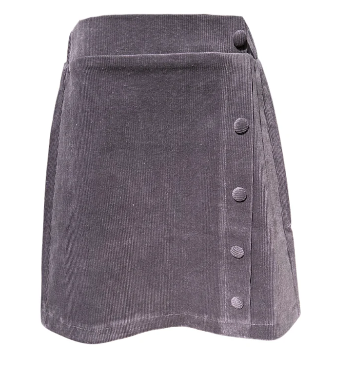 Reese Cord Skirt - Violet Ash
