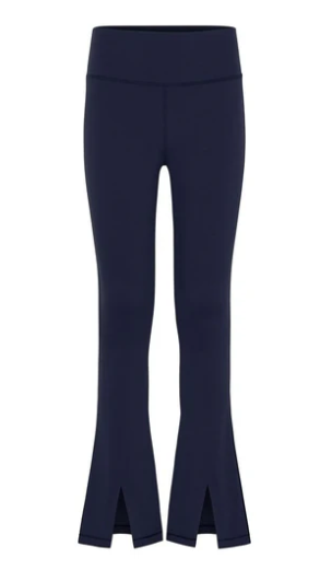 Adele Split Flare Leggings - Navy