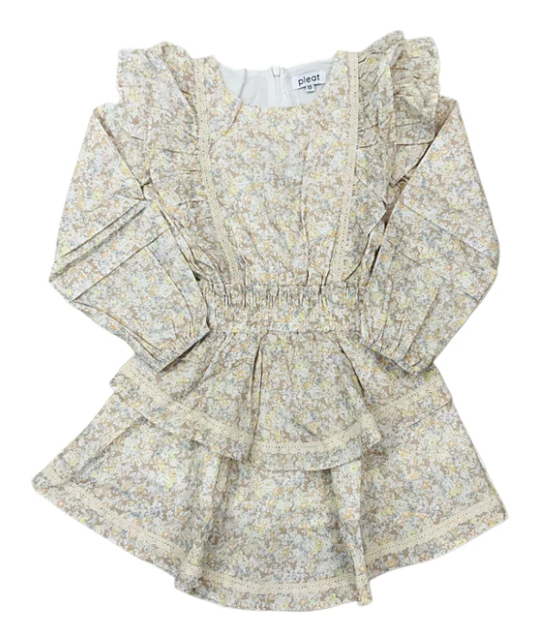 Tate Dress Icy Floral w/Lace