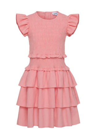Claire Grapefruit Dress