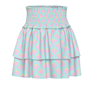 Scottie Abstract Horizon Skirt