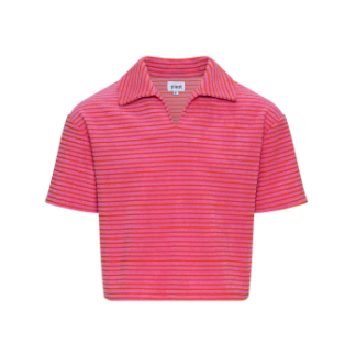 Pierce Pink/Orange French Terry Top