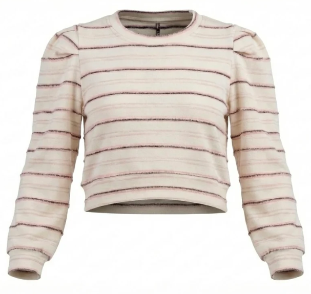 Peyton Blush Stripe Top